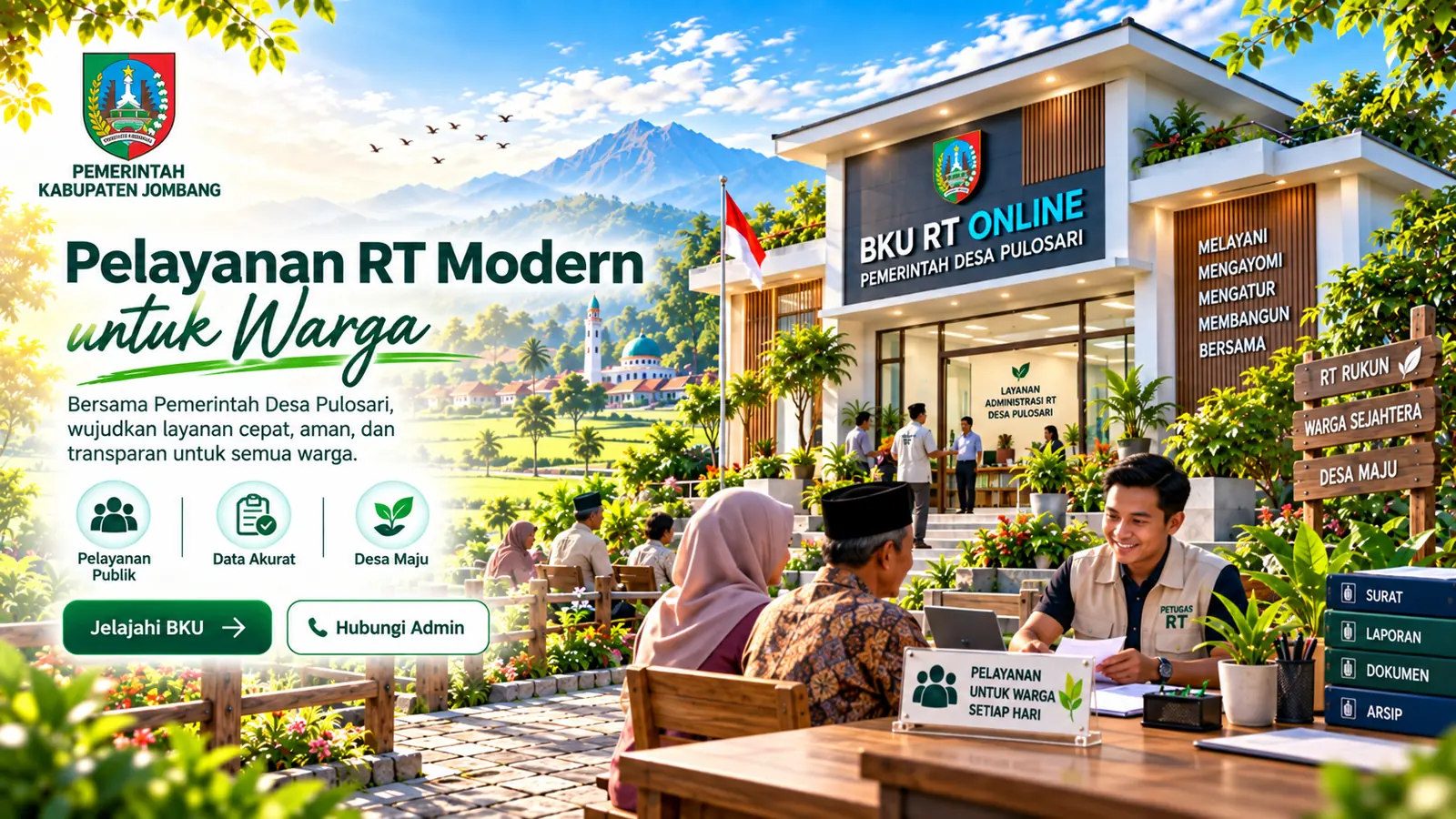 Pelayanan RT Modern untuk Warga
