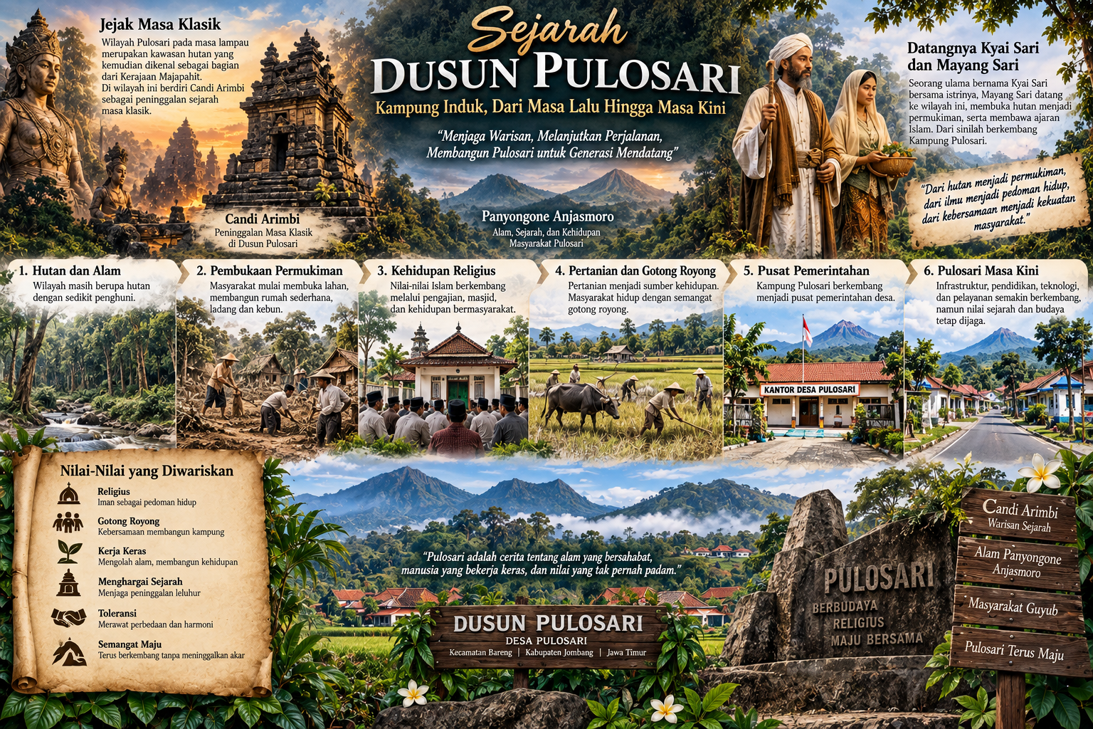 Sejarah Dusun Pulosari